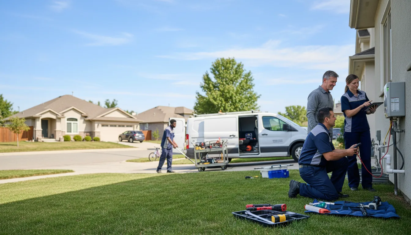 Tankless water heater service in Fairfield, VA